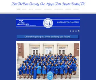 Kappazpb.org(Zeta Phi Beta Sorority) Screenshot