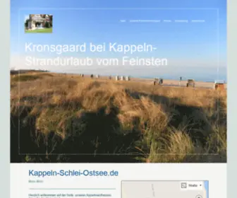 Kappeln-SChlei-Ostsee.de(Urlaub,Kappeln,Sonne Hund) Screenshot