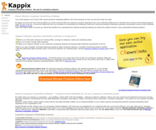 Kappix.com(Employee Scheduling Software) Screenshot