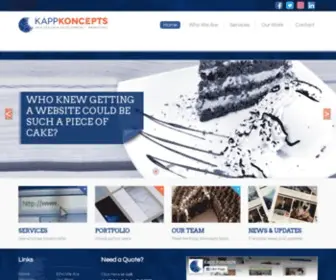 Kappkoncepts.com(Atlanta Web Design) Screenshot