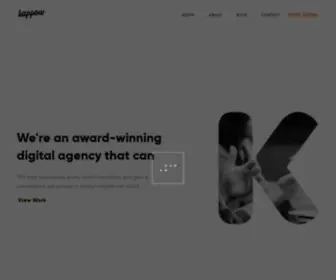 Kappow.co.uk(Full-service digital agency) Screenshot