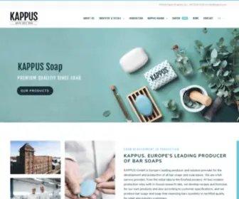 Kappus.com(Seife seit 1848) Screenshot