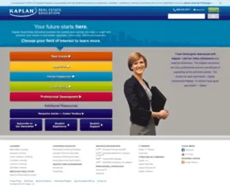Kapre.com(Kaplan Real Estate Education) Screenshot