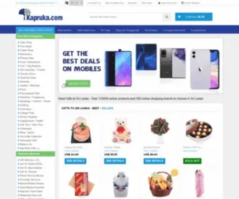 Kapruka.com(Sri Lanka's largest online shop) Screenshot