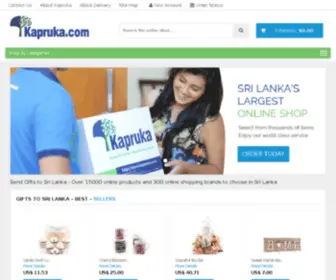 Kapruka.lk(Sri Lanka's largest online shop) Screenshot