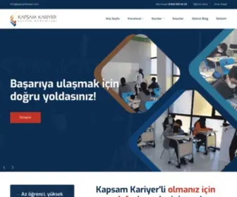 Kapsamkariyer.com(Kapsam Kariyer Eğitim Kurumları) Screenshot