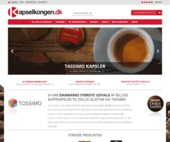 Kapselkongen.dk(Kaffekapsler til Dolce gusto®) Screenshot