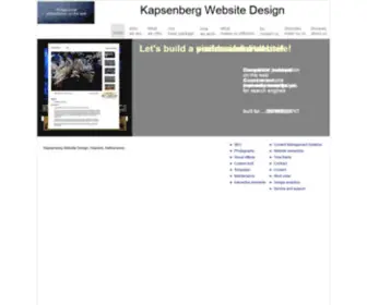 Kapsenbergdesign.com(Website designer in Haarlem) Screenshot
