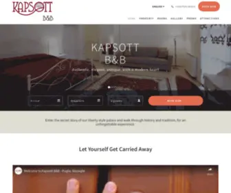 Kapsott.com(Kapsott B&B) Screenshot