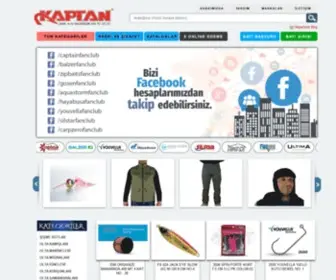 Kaptanbalik.com.tr(Kaptan Balık ve Av Malzemeleri) Screenshot