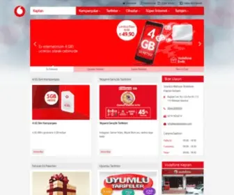 Kaptaniletisim.com(Stanbul Maltepe Vodafone Bayi) Screenshot