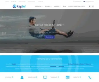 Kaptel.net(Residential & Business Digital & Security Services) Screenshot