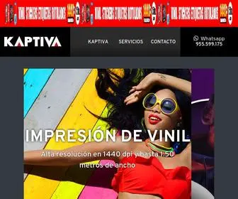 Kaptiva.com.pe(Vinil Adhesivos) Screenshot