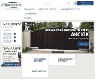 Kapuaruhaz.hu(Kapunyitó) Screenshot