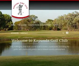 Kapundagolf.com.au(9 Hole Golf Course near Barossa Valley in South Australia) Screenshot