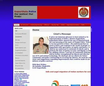 Kapurthalapolice.gov.in(Description) Screenshot