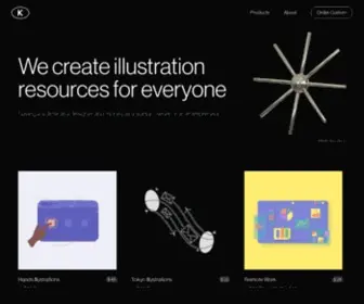 Kapustin.co(Illustration resources for everyone) Screenshot