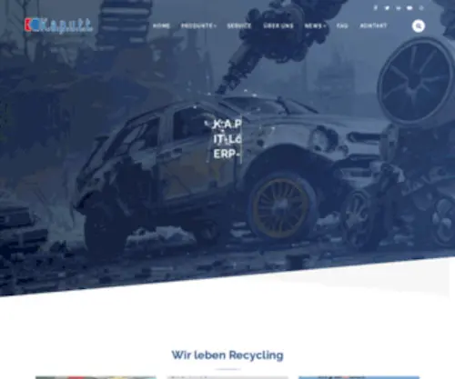 Kaputt-GMBH.de(Die Zukunft des ELV Recyclings) Screenshot