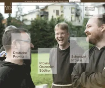 Kapuziner.org(Startseite) Screenshot