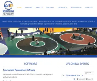 Kapwrestling.net(Tournament Management Services) Screenshot