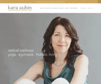 Karaaubin.com(Ayurvedic Wellness Center) Screenshot