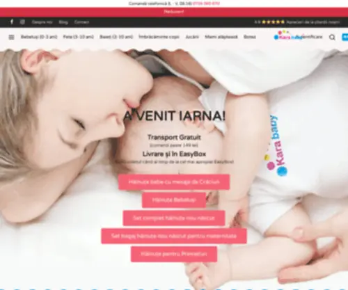 Karababy.ro(Magazin haine si accesorii bebelusi si copii) Screenshot