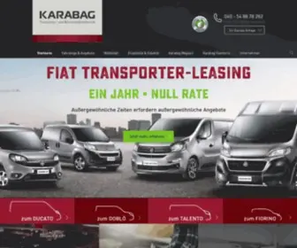 Karabag.de(KARABAG Fiat Professional Leasing & Werkstatt) Screenshot