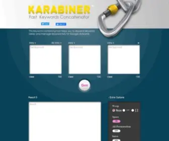 Karabiner.in(This keyword combining tool) Screenshot