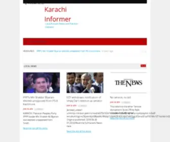 Karachiinformer.com(Karachi Informer) Screenshot