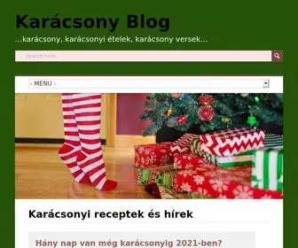 Karacsony.blog(Karácsony Blog) Screenshot