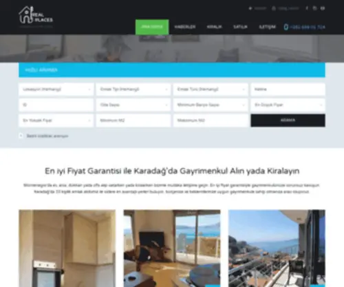 Karadagemlaklari.com(Karadağ Satılık Ev) Screenshot