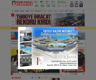Karadenizgazete.com.tr(Karadeniz Gazetesi) Screenshot