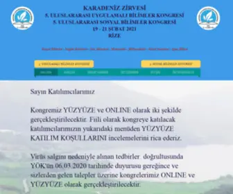 Karadenizkongresi.org(ANA SAYFA) Screenshot