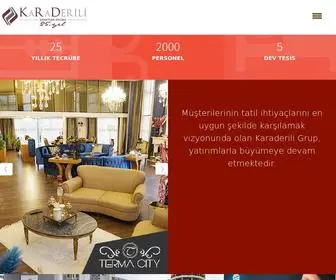 Karaderiligroup.com(Karaderili Grup) Screenshot