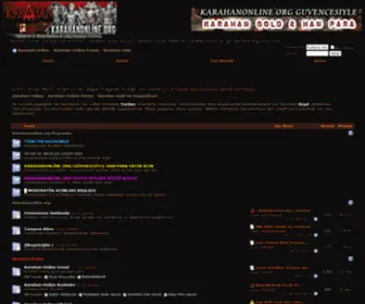 Karahanonline.org(Karahan online) Screenshot