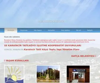 Karaincir-Datca.com(Datca Karaincir Tatil Koyu Resmi Sitesidir) Screenshot