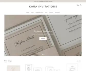 Karainvitations.com(KARA INVITATIONS) Screenshot