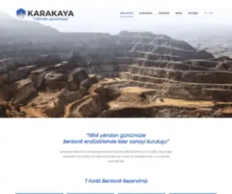 Karakaya.com.tr(Bentonit, Bentonite) Screenshot