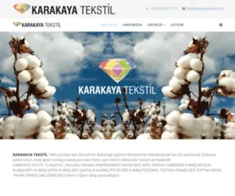 Karakayatekstil.com(TEKSTİL) Screenshot