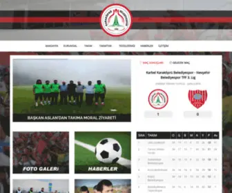 Karakoprubelediyespor.com(Karaköprü) Screenshot