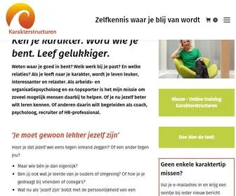 Karakterstructuren.com(Coaching, ontwikkeling obv karakterstructuren) Screenshot