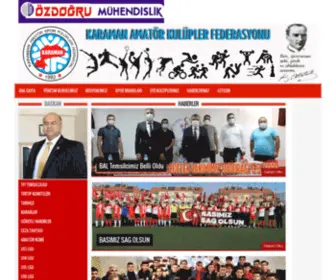 Karamanaskf.org.tr(Karaman ASKF) Screenshot