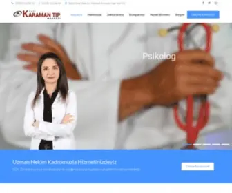 Karamantipmerkezi.com(Karaman Tıp Merkezi) Screenshot