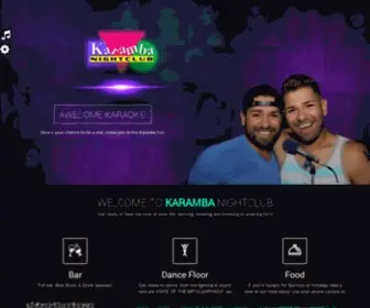 Karambanightclub.com(Karamba Night Club) Screenshot