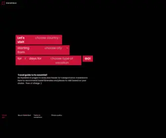 Karambol.io(The free personalized travel guide) Screenshot