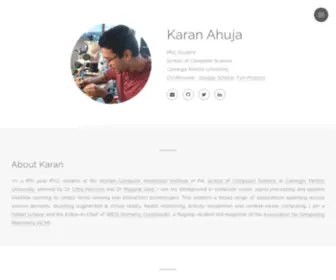 Karan-Ahuja.com(Karan Ahuja) Screenshot
