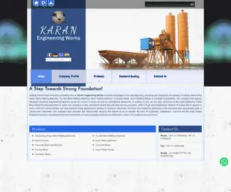 Karanengineering.co.in(Hydraulic Machines manufacturers) Screenshot
