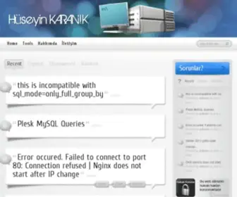 Karanik.tk(Hüseyin KARANIK) Screenshot