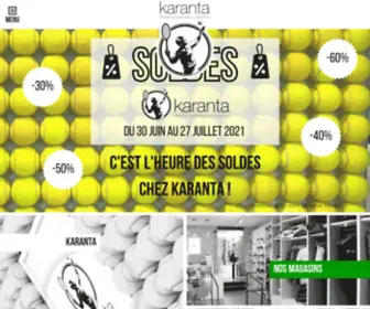 Karanta.fr(Tennis technique & lifestyle) Screenshot