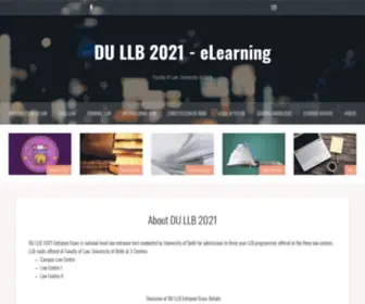 Karanveerkamra.com(DU LLB 2021 Entrance Exam) Screenshot